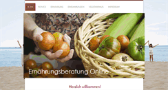 Desktop Screenshot of ernaehrungsberatungonline.com